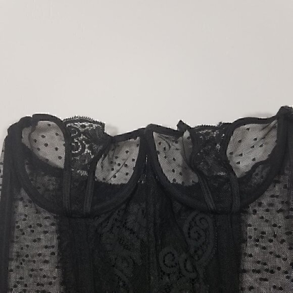 VTG Christian Dior Lace Corset Bra 34 Fits BC - Picture 3 of 7